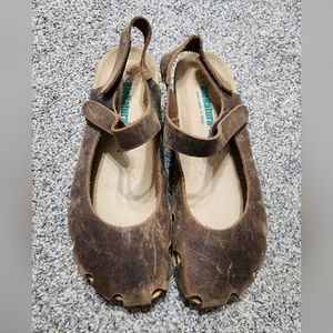 Women's Bionatura Cork Footbed Dustressed Leather Mary Jane